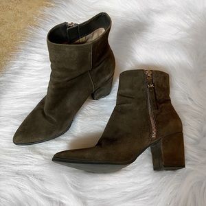 Michael Kors Suede Mid Bootie “Dawson”